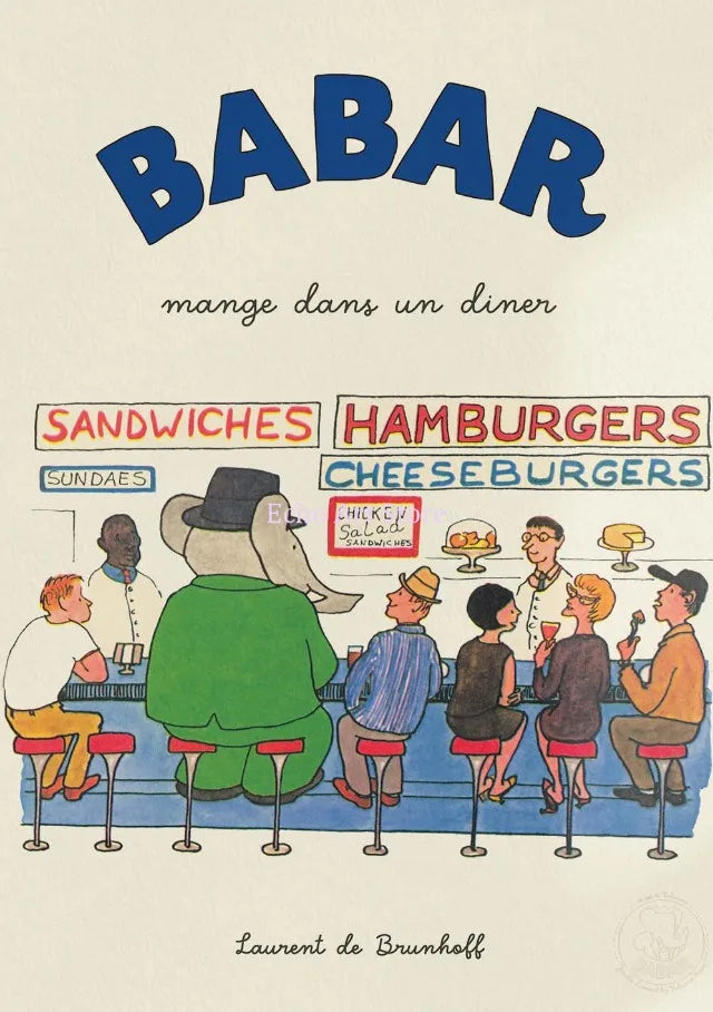 Cute Elephant Family Cartoon Poster for Kids Room - 40X50cm Unframed / 7 - Posters