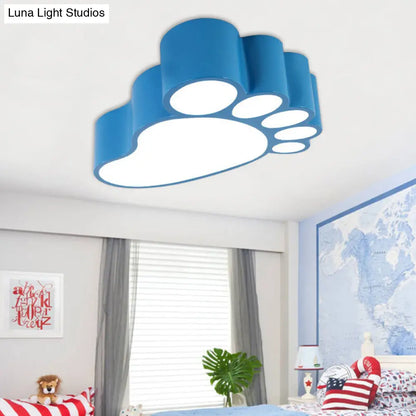 DecorBites™ DecorBites™ Cute Modern LED Baby Foot Ceiling Lamp for Kindergarten