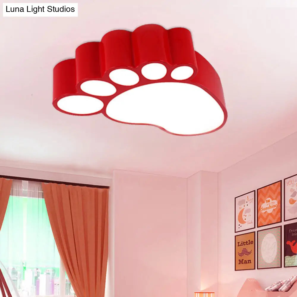 DecorBites™ DecorBites™ Cute Modern LED Baby Foot Ceiling Lamp for Kindergarten