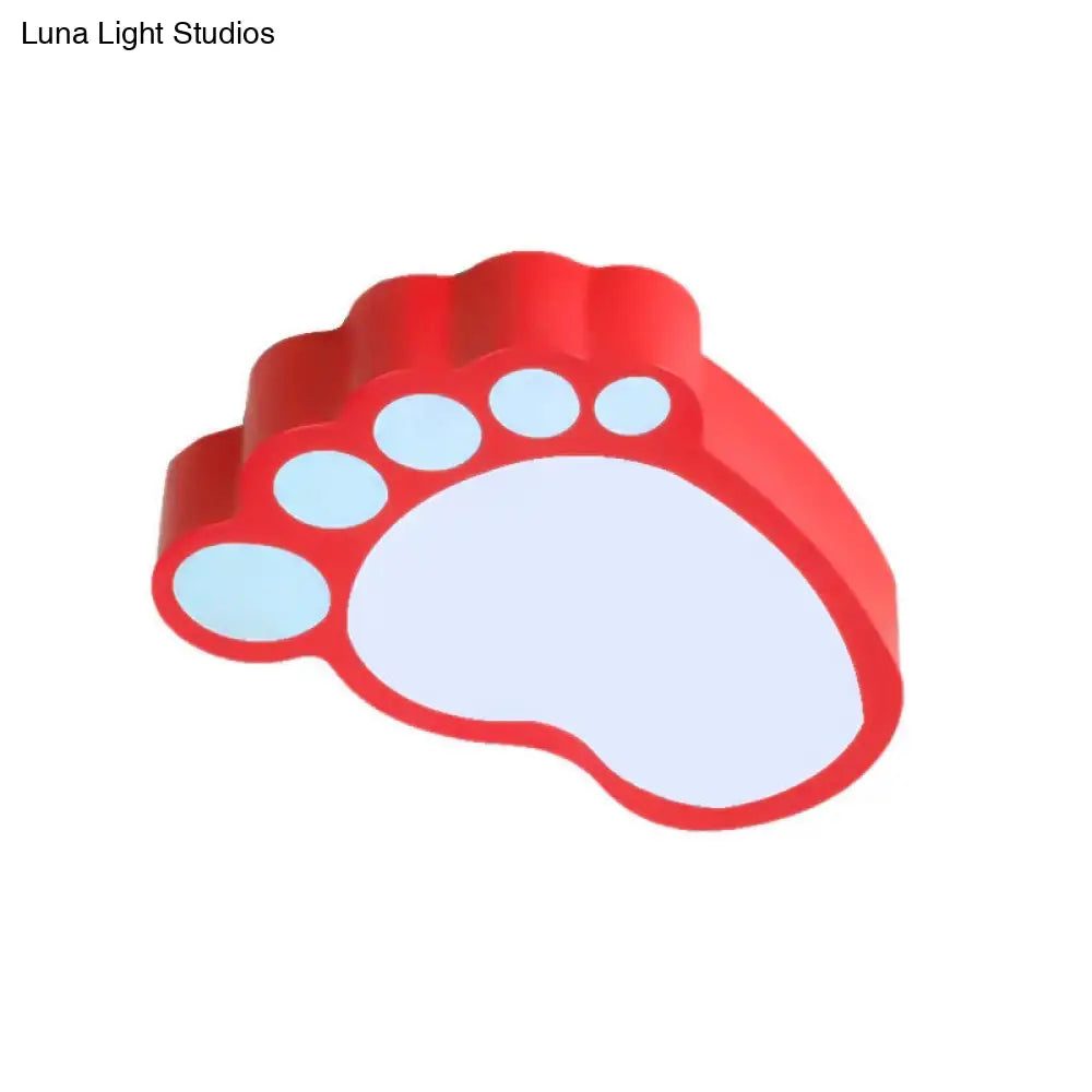 DecorBites™ DecorBites™ Cute Modern LED Baby Foot Ceiling Lamp for Kindergarten