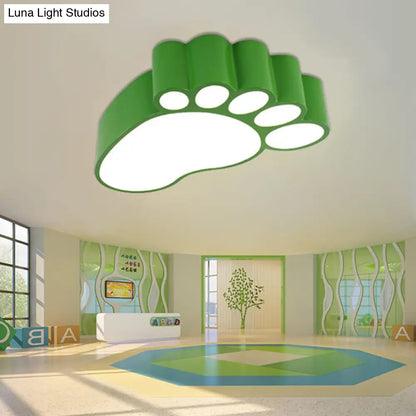 DecorBites™ DecorBites™ Cute Modern LED Baby Foot Ceiling Lamp for Kindergarten