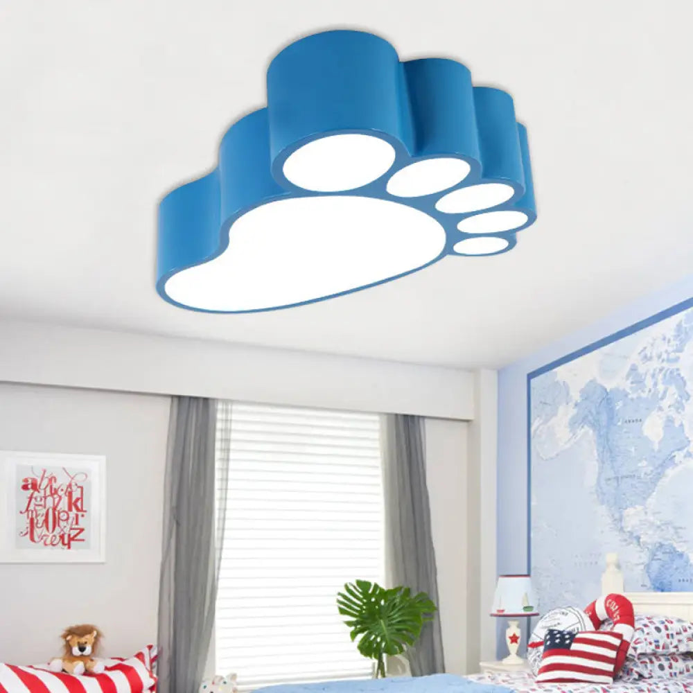 DecorBites™ DecorBites™ Cute Modern LED Baby Foot Ceiling Lamp for Kindergarten