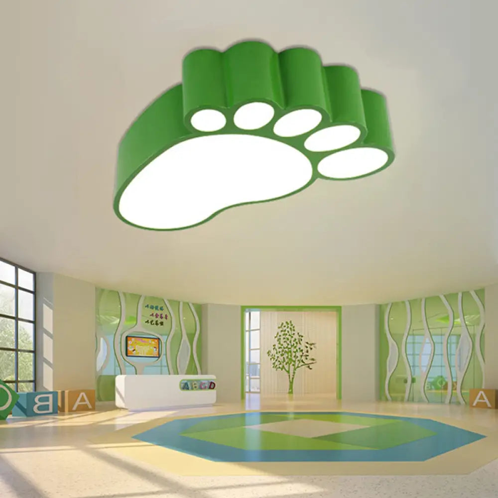 DecorBites™ DecorBites™ Cute Modern LED Baby Foot Ceiling Lamp for Kindergarten