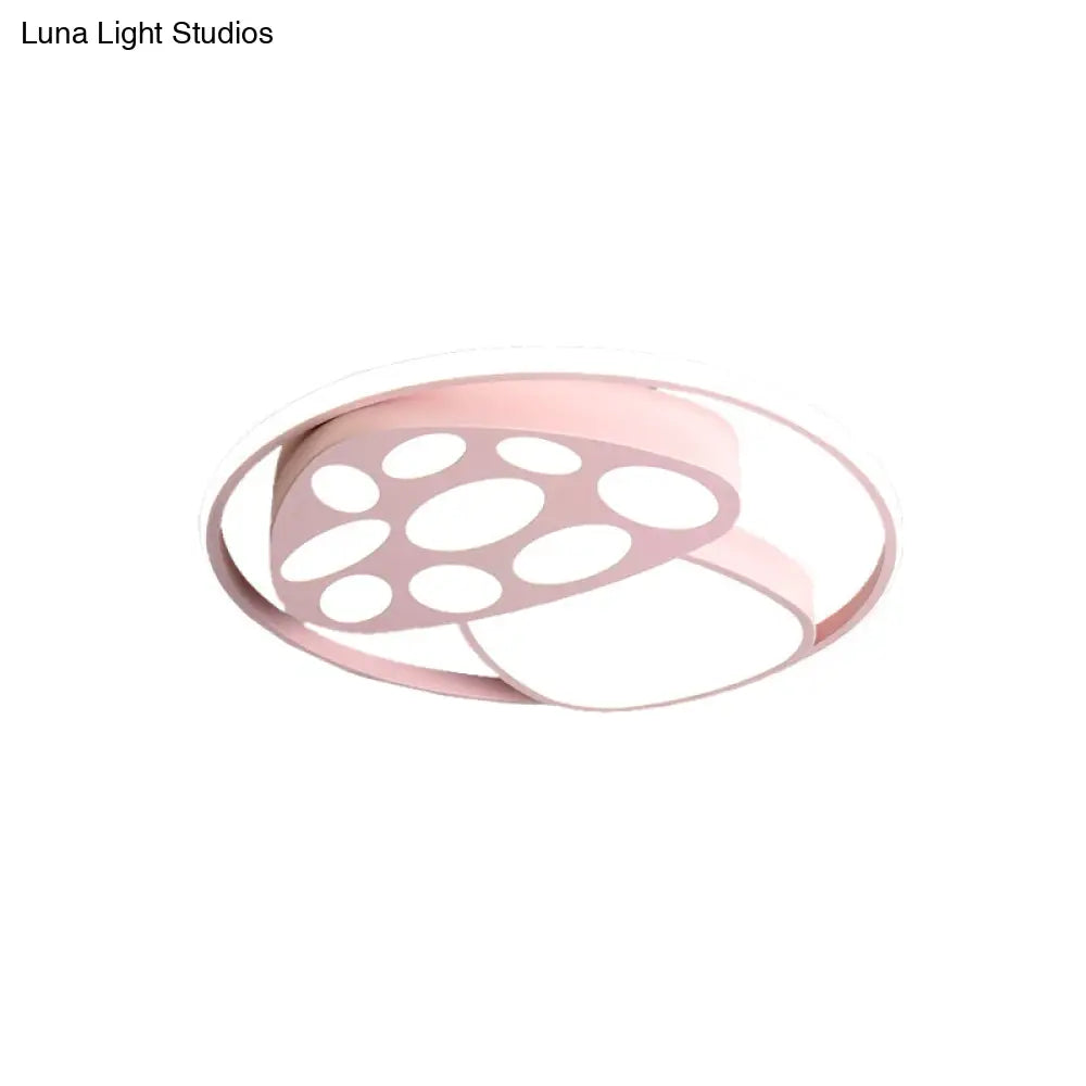 DecorBites™ DecorBites™ Cute Mushroom Flush Mount Ceiling Lamp for Kindergarten - Cartoon Acrylic and Metal Design