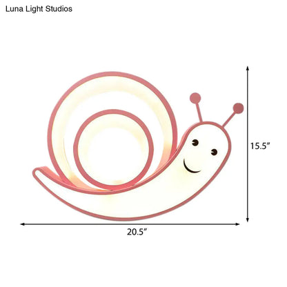DecorBites™ DecorBites™ Cute Snail LED Ceiling Lamp - Perfect for Kindergarten Bedrooms!