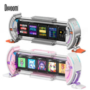 The divoom z4 cyberpunk pixel art clock in silver and pink features rgb display perfect for bedroom decorbites cyberpunk pixel use