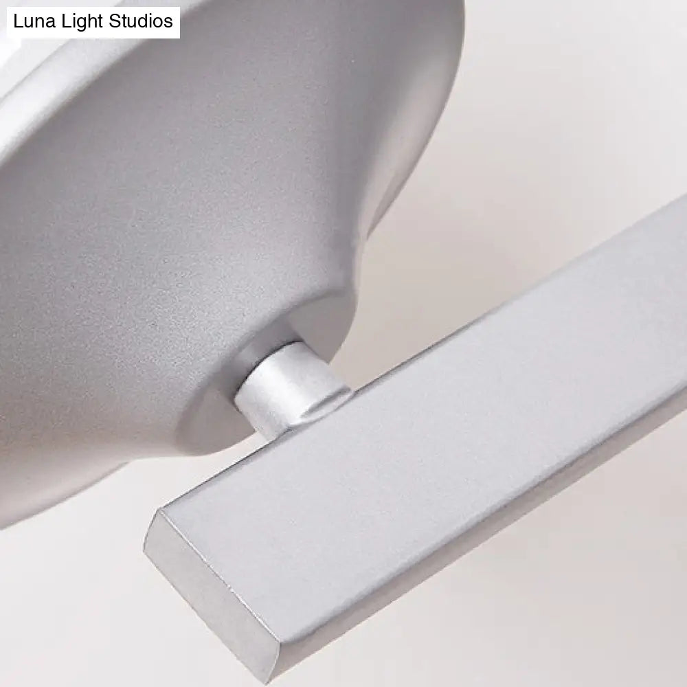 DecorBites™ DecorBites™ Cylinder Wall Mounted Industrial Light with Clear Glass in Black/Silver