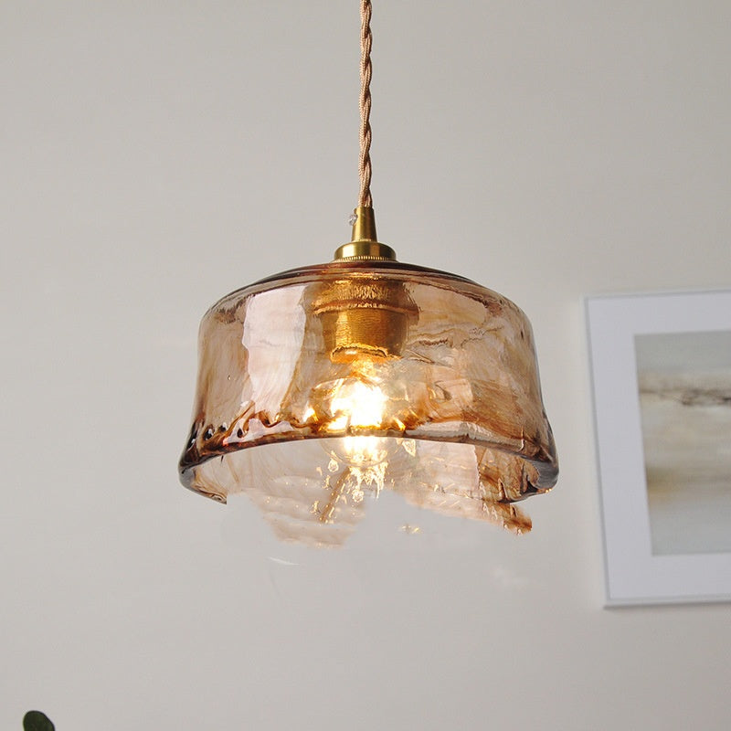 Brass Glass Nordic Chandelier