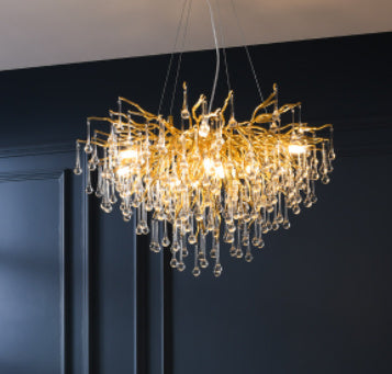 Crystal Water Drop Chandelier