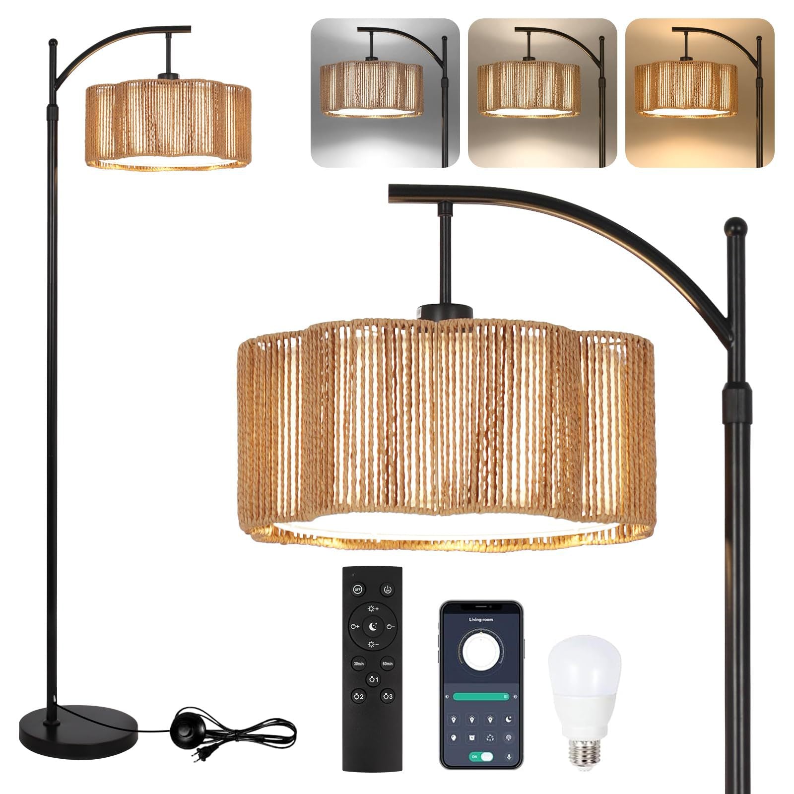 American Iron Floor Lamp