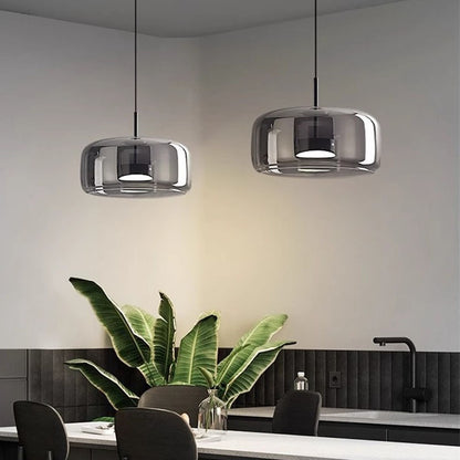 Nordic Glass Jellyfish Modern Minimalist Art Chandelier