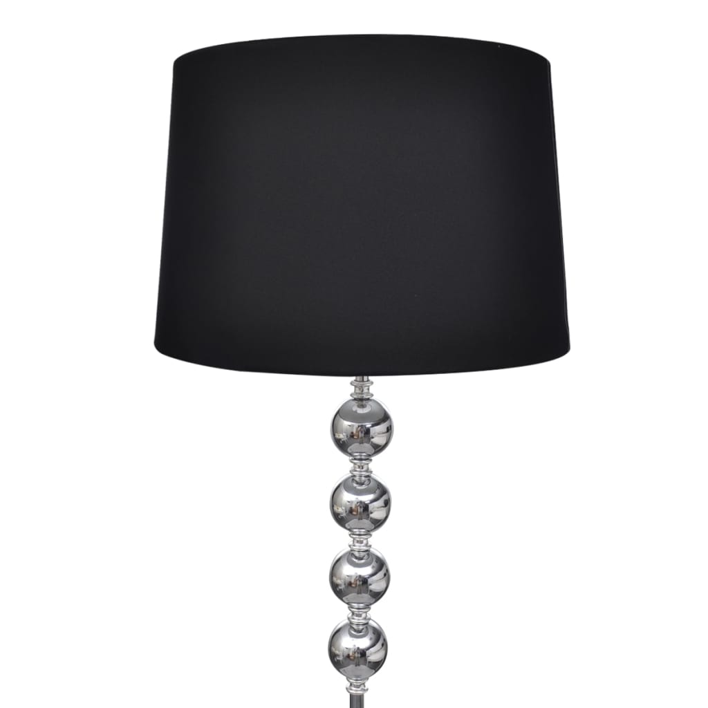 floor lamp with 4-sphere decorative element, floor lamp, standing lamp, lamp, light