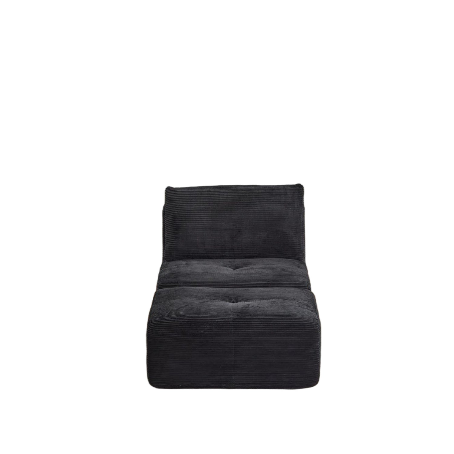 Sofá Comprimido de Espuma de Memoria Moderna, Sofá Seccional Grande de 2 Plazas para Sala de Estar, Sofá Seccional Modular Nube Amigable con Mascotas, Tela de Corduroy, Loveseat Extra Profundo, Sin Ensamblaje Requerido, Beige