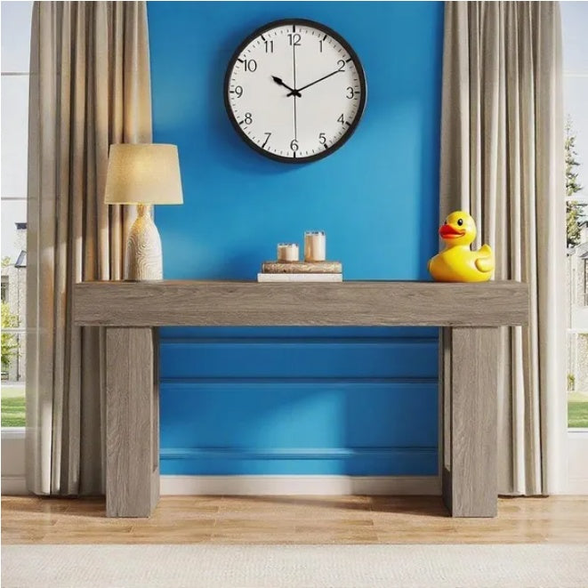 Wooden Rectangular Sofa Table