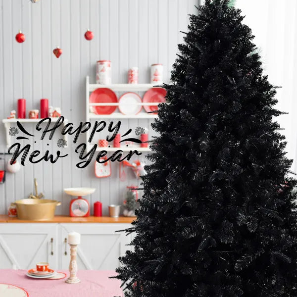 Black LED Christmas Tree