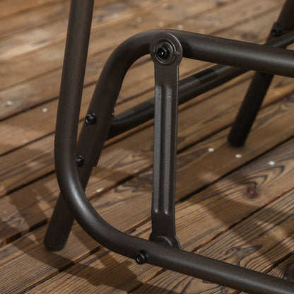 Set of 2 Outdoor Glider Chairs