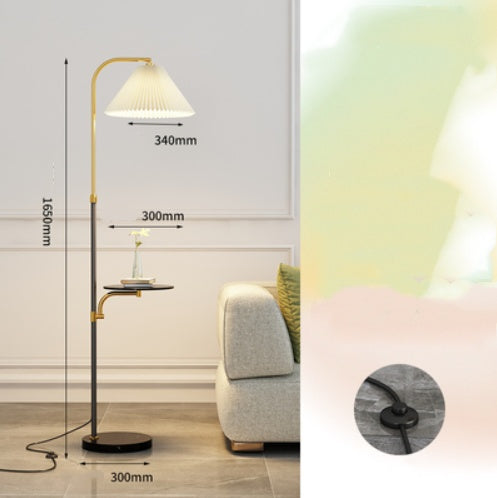 Wood Floor Sofa Lamp