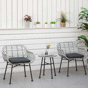 Natural Boho Patio Set
