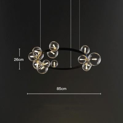 Glass Ball Chandelier