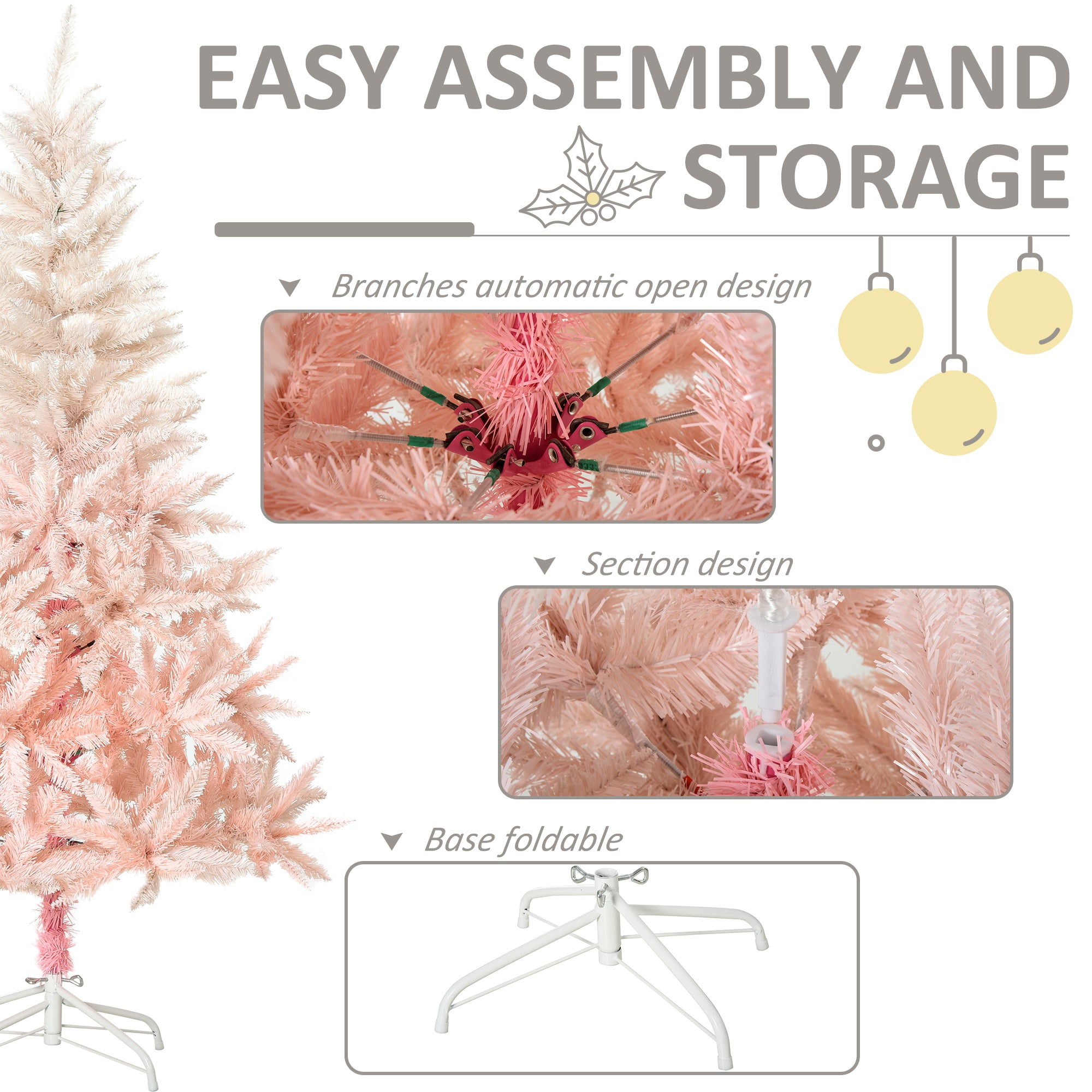 Pink Spruce Christmas Tree