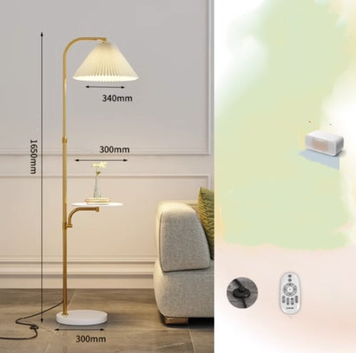 Wood Floor Sofa Lamp