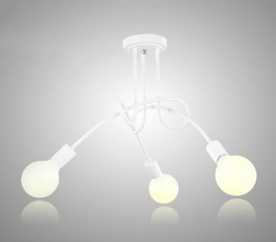 Minimalist Iron Tube Chandelier
