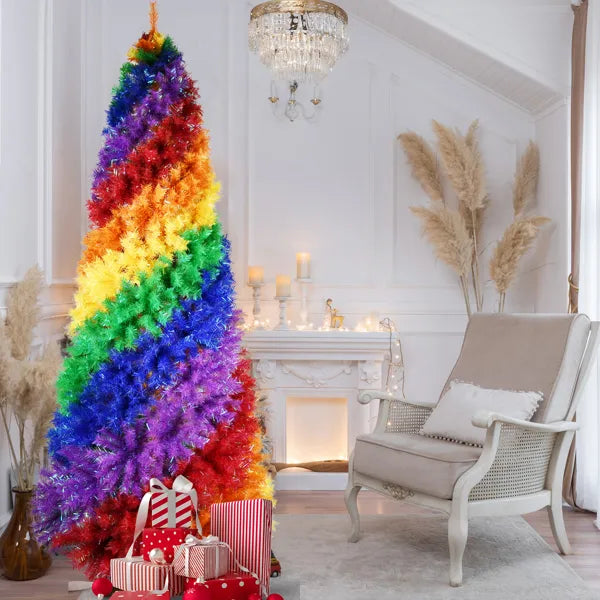 Spiral Rainbow Christmas Tree