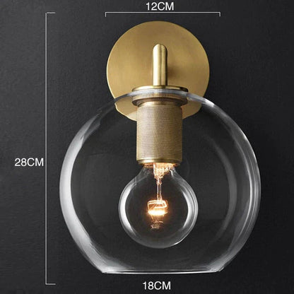 DecorBites™ Darlene | Gold Wall Sconce