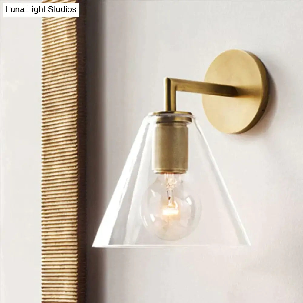 DecorBites™ Darlene | Gold Wall Sconce
