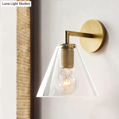 DecorBites™ Darlene | Gold Wall Sconce