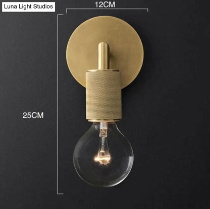 DecorBites™ Darlene | Gold Wall Sconce