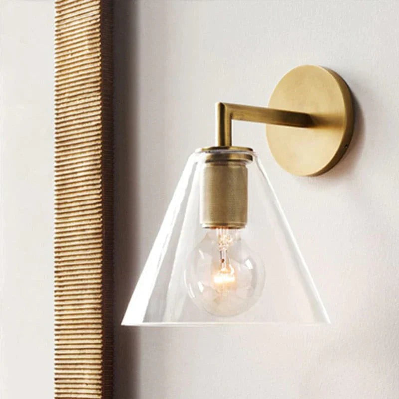 DecorBites™ Darlene | Gold Wall Sconce