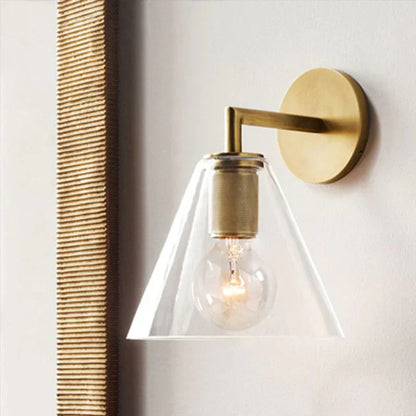 DecorBites™ Darlene | Gold Wall Sconce