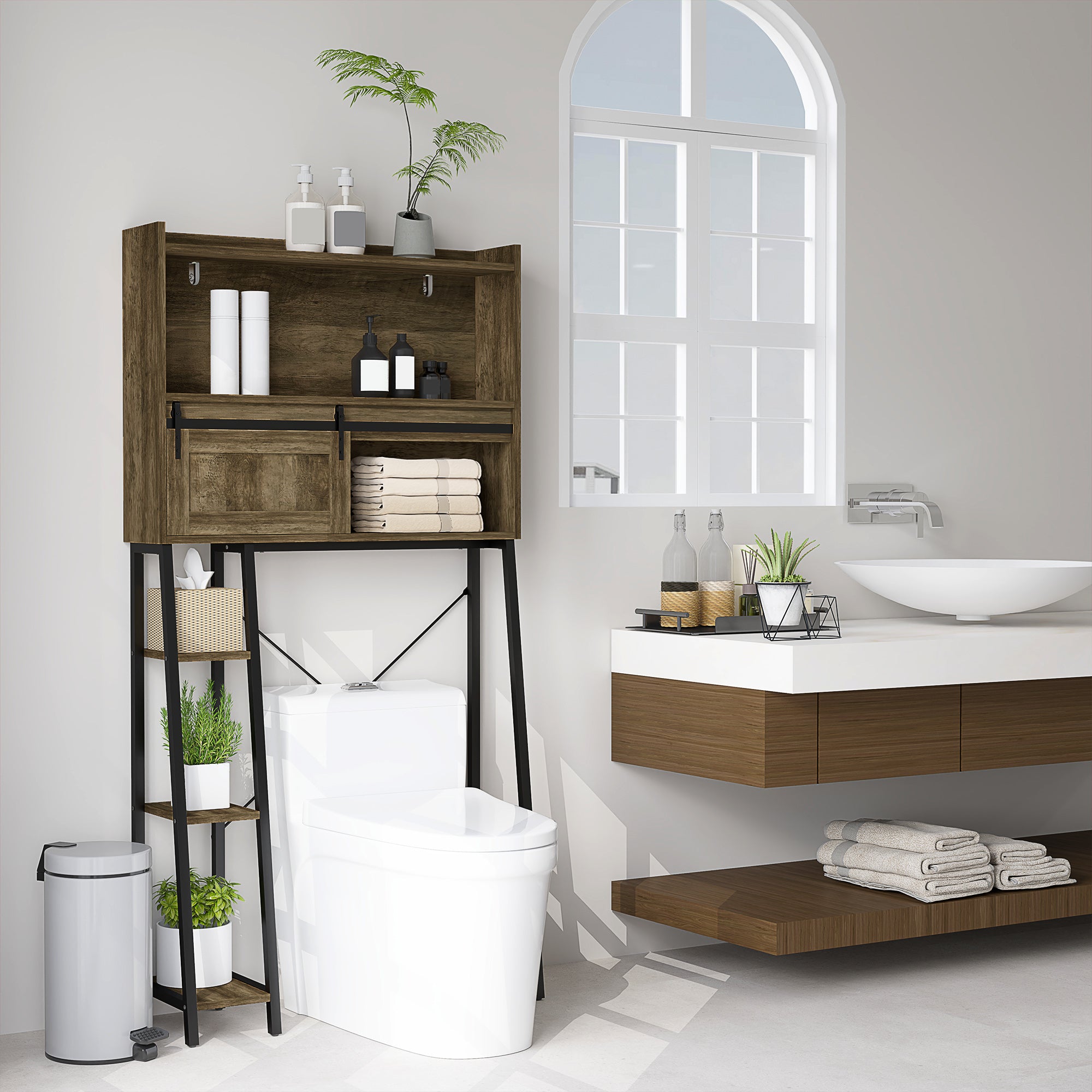 Rustic Steel Storage Cabinet