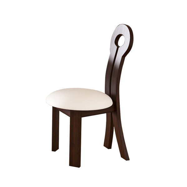 Walnut Leather Dining Chairs