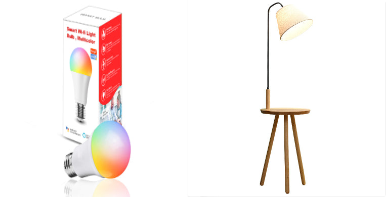Iron Cloth Standing Lamp