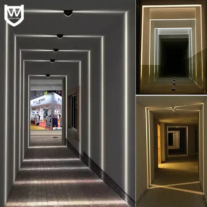 Modern white 10w led spotlight wall light with sleek decorbites 10w led strip emitting warm or cool white illumination