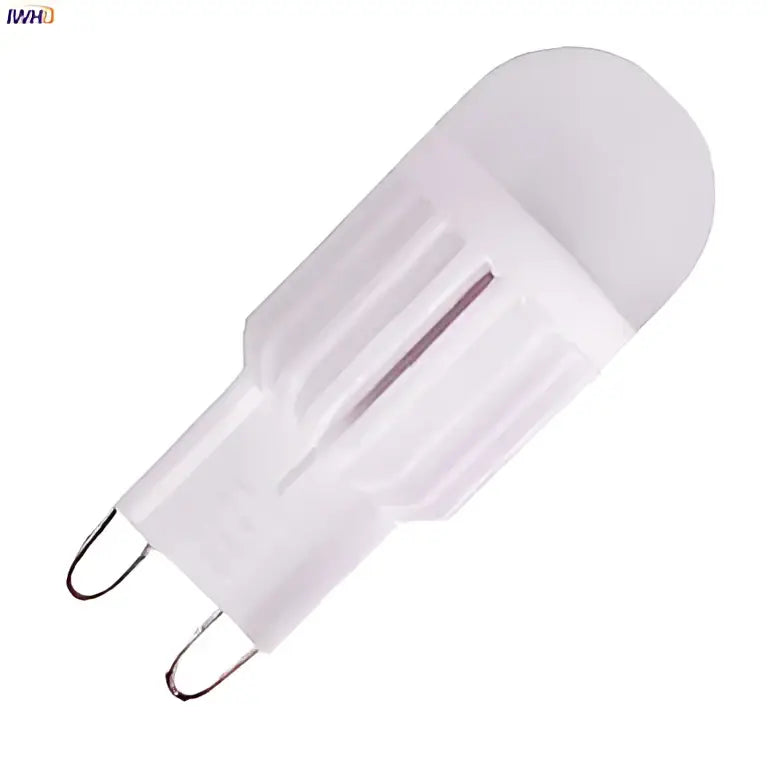 Clear frosted glass led g9 bulb with two metallic pins from decorbites 5pcs dimmable led warm white set