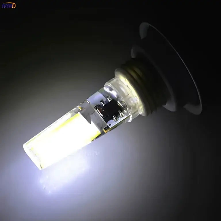 White decorbites dimmable led g9 bulbs with clear glass casing and metallic base for warm white lighting replacement