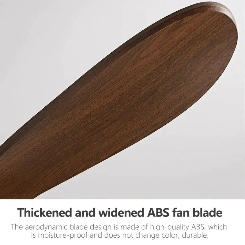 Dark brown thickened aerodynamic abs fan blade of decorbites™ 60inch ceiling fan with 3 blade dc motor