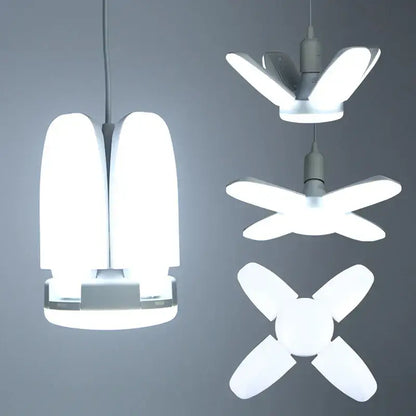 DecorBites 60W white led ceiling fan light with adjustable multi-blade design for kitchen and home decor
