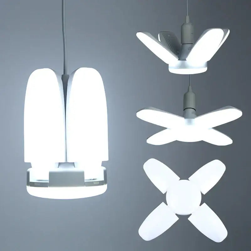 DecorBites 60W white led ceiling fan light with adjustable multi-blade design for kitchen and home decor