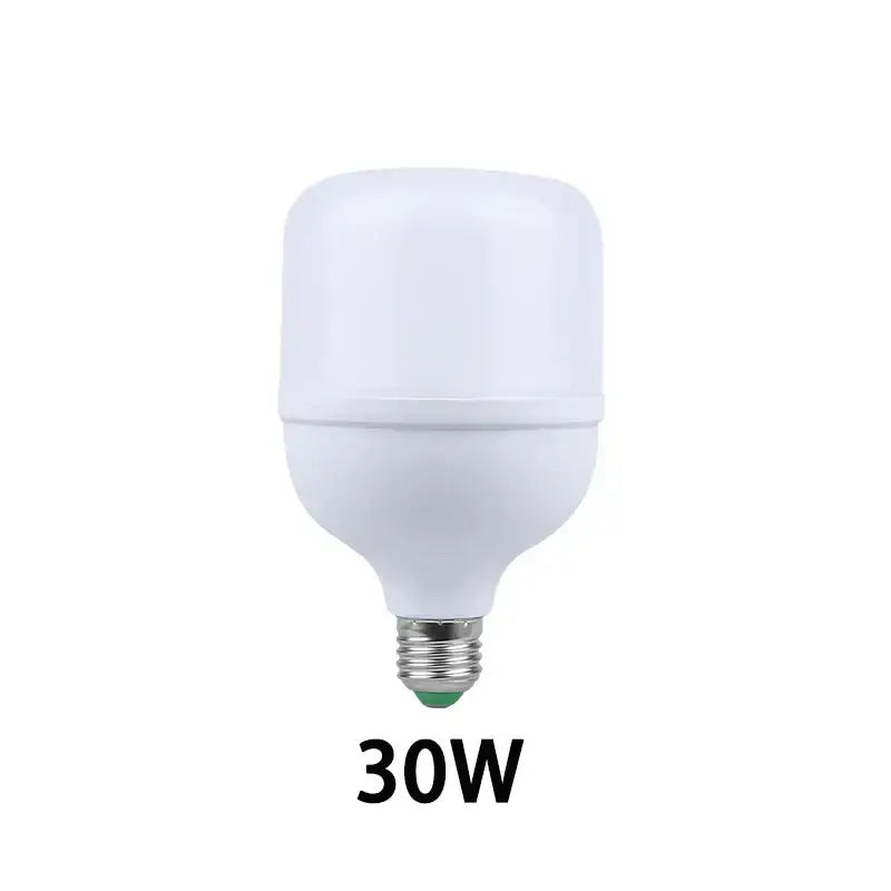 Decorbites 30w white led ceiling fan light with frosted plastic body and metallic screw base for kitchen and home decor