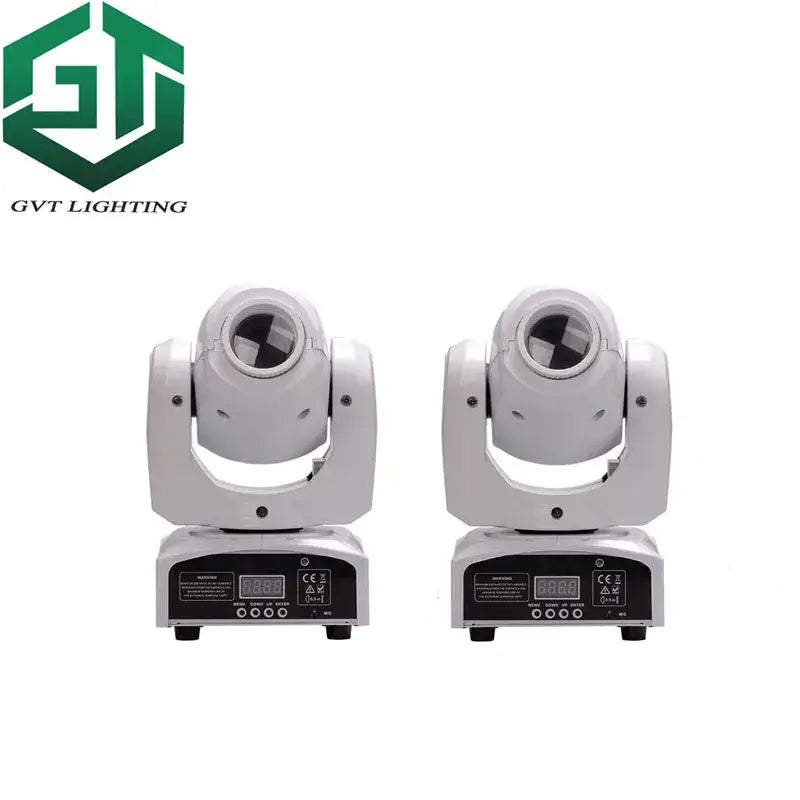 Decorbites 60w led spot moving head light white gvt lighting with digital displays and control buttons for dj use