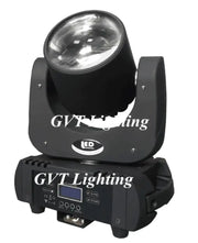 Black gvt lighting 60w super beam led moving head spotlight with clear lens and control panel for dj stage lighting