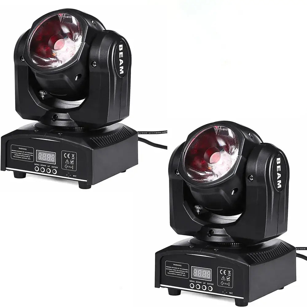 Decorbites 65w rgbw beam led moving head spotlight with red lens and digital display for bright disco parties