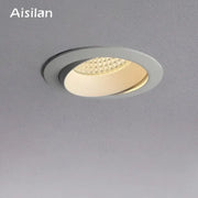 Aisilan DecorBites™ 7.5cm recessed led downlight ceiling spot with sleek white design and warm diffused illumination