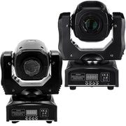 Black and silver decorbites 75w led moving head stage light with digital display control buttons and gobo color wheel