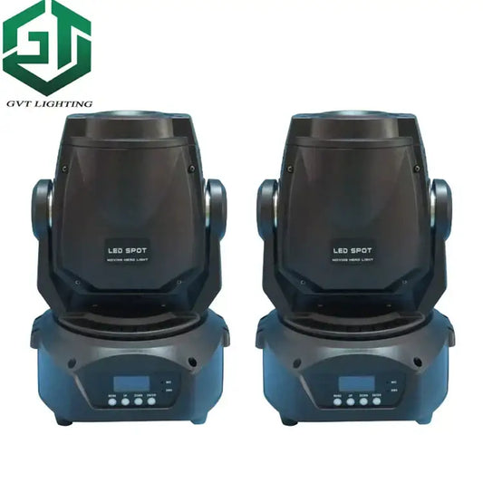 Black gvt led moving head light with digital control panel 90w 3 face prism for stage events by decorbites