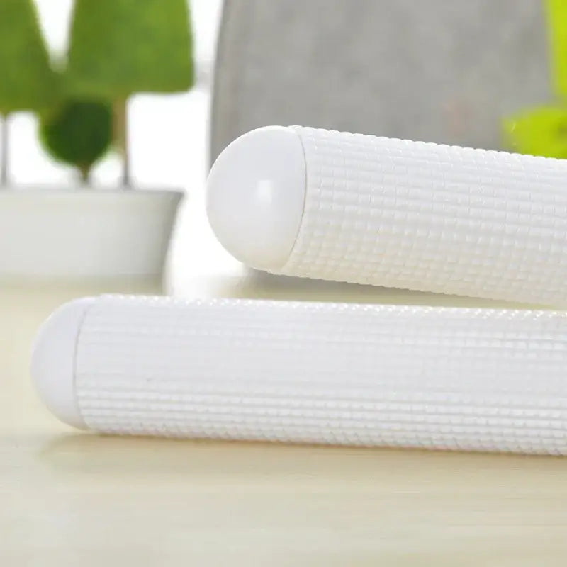 White textured plastic rolling pin with rounded ends decorbites abs floating point exhaust roller for pastry making
